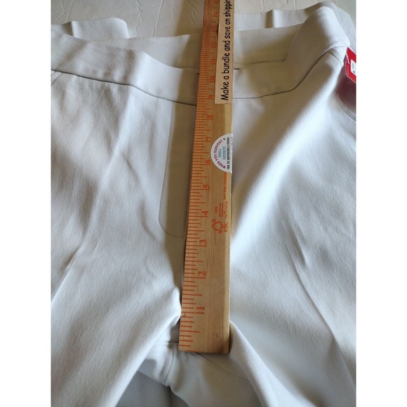 Spanx Pants Woman's M Classic White Slim Straight Silver Lining Technology - Picture 6 of 8